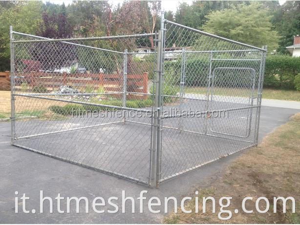 Cannello per cani per cani per esterni per outdoor per cani grandi galvanizzati in gabbia galvanizzata in fabbrica di fabbrica